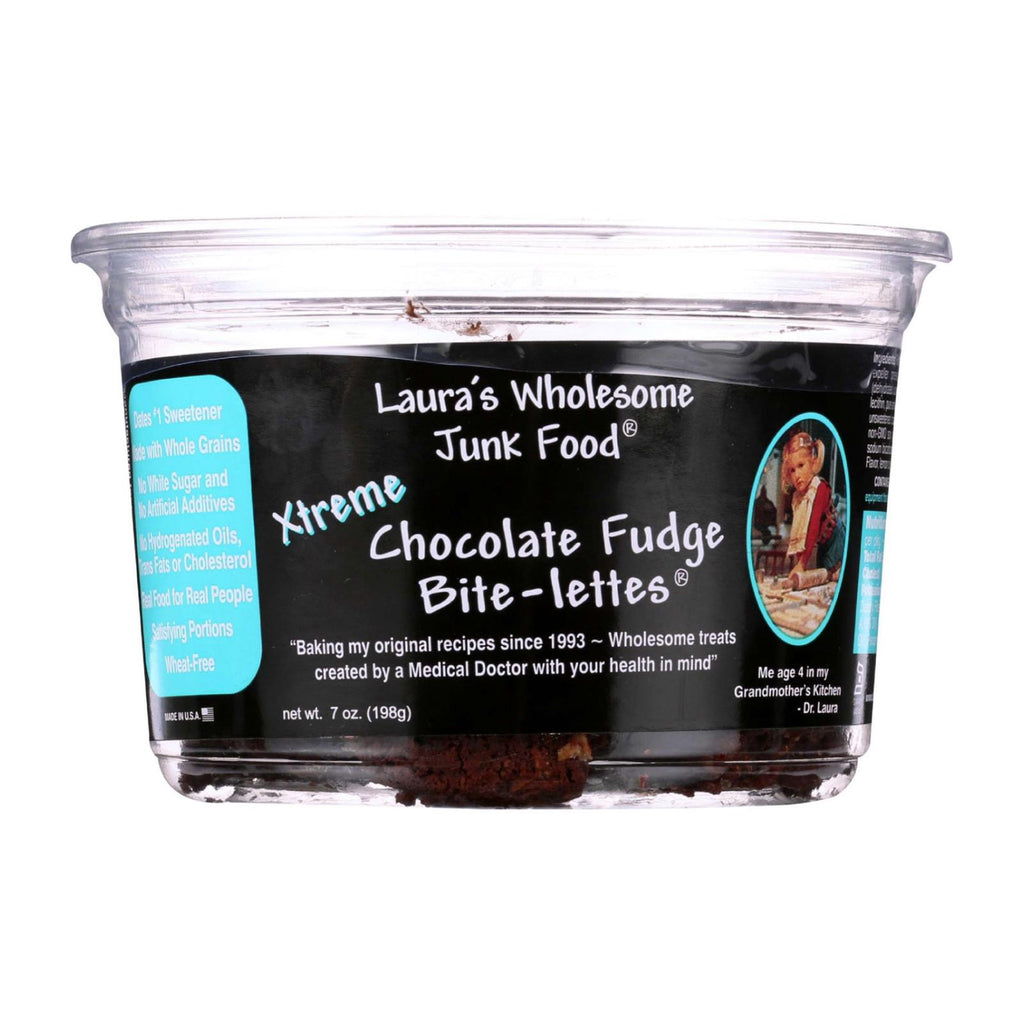 Lauras Wholesome Junk Food Cookie - Xtreme Chocolate Fudge - 7 Oz - Case Of 6