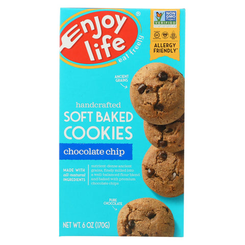 Enjoy Life - Cookie - Soft Baked - Chocolate Chip - Gluten Free - 6 Oz - Case Of 6