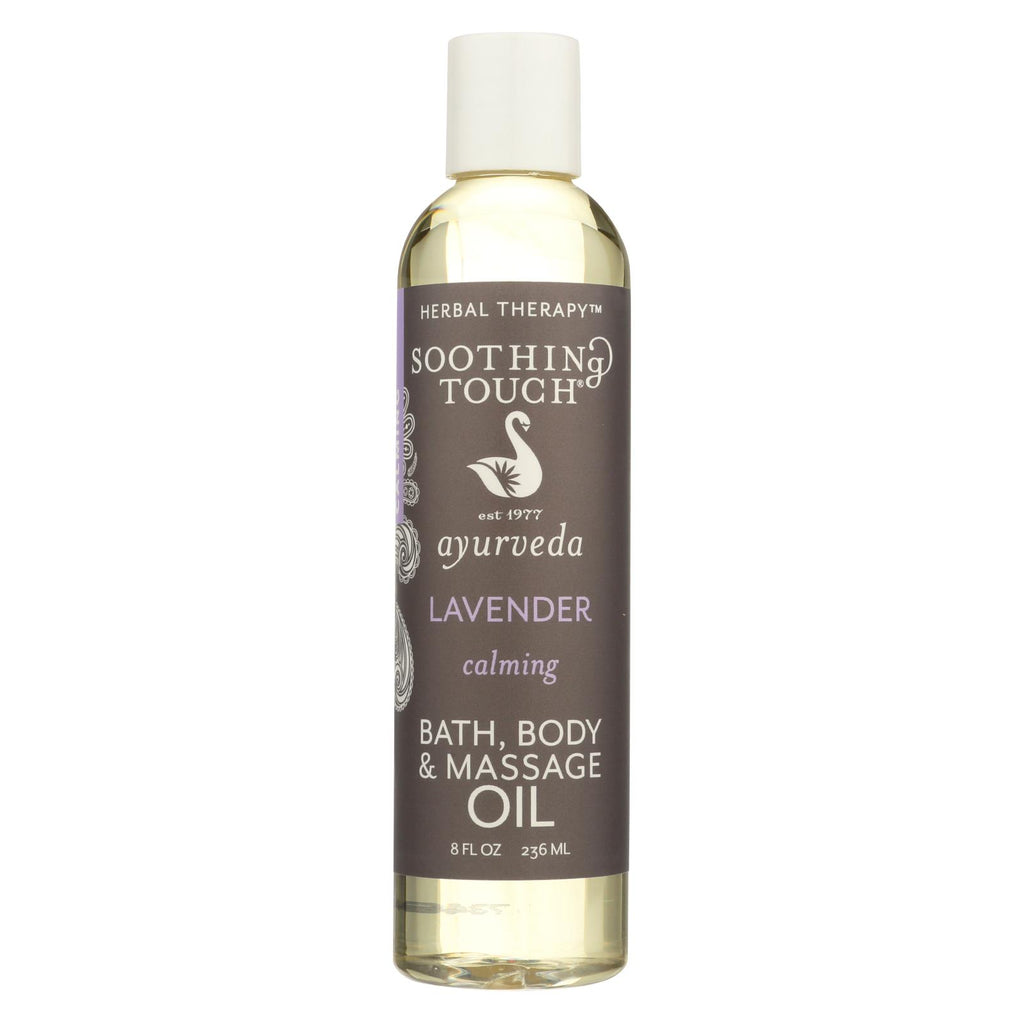 Soothing Touch Bath And Body Oil - Lavender - 8 Oz