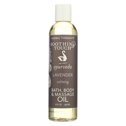 Soothing Touch Bath And Body Oil - Lavender - 8 Oz