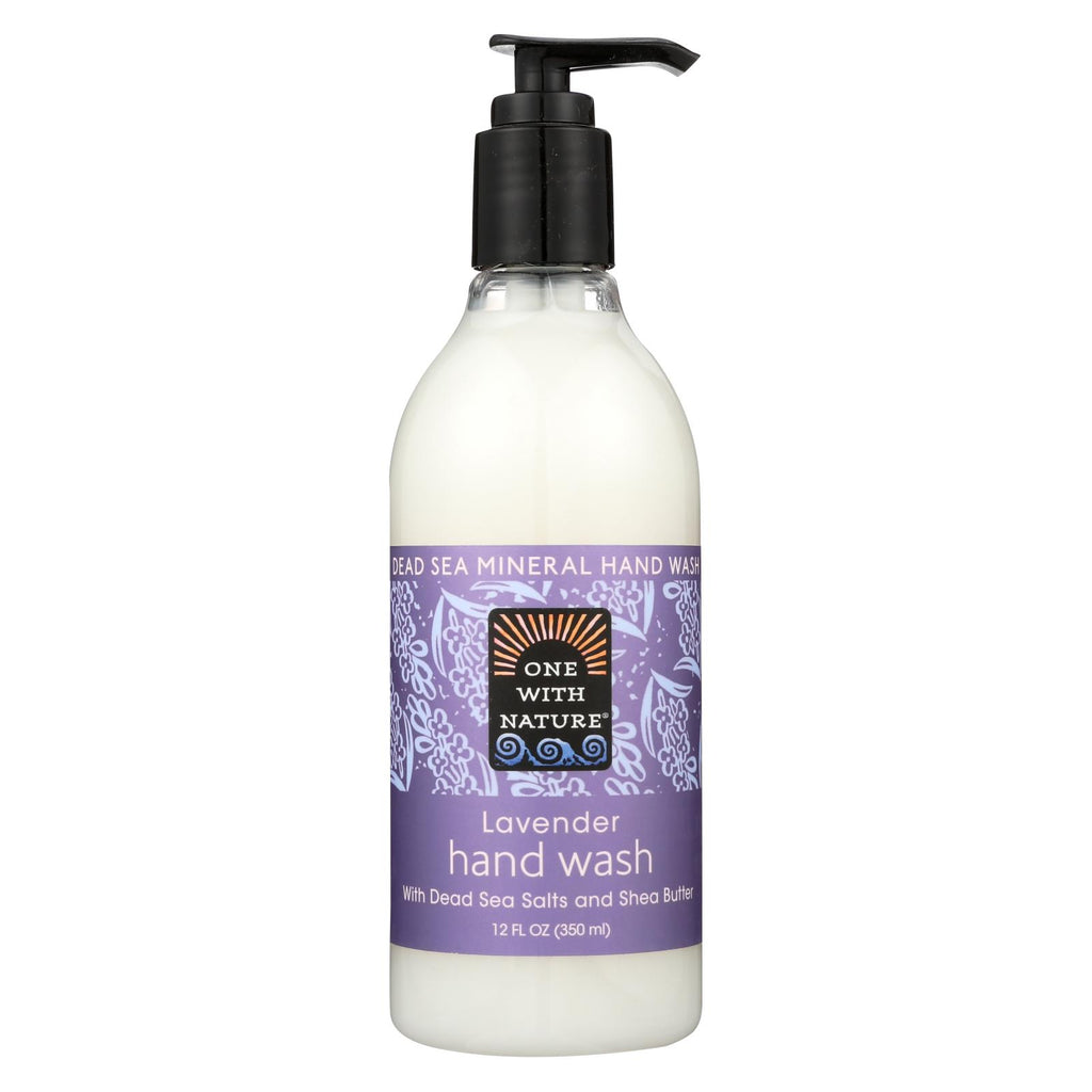 One With Nature Dead Sea Mineral Restorative Hand Wash Lavender - 12 Fl Oz