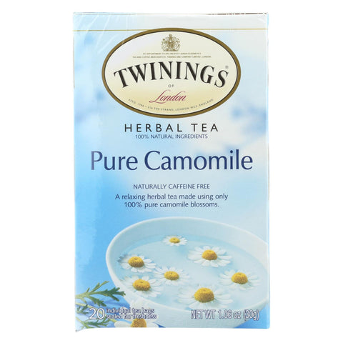 Twining's Tea Jacksons Of Piccadilly Tea - Pure Chamomile - Case Of 6 - 20 Bags