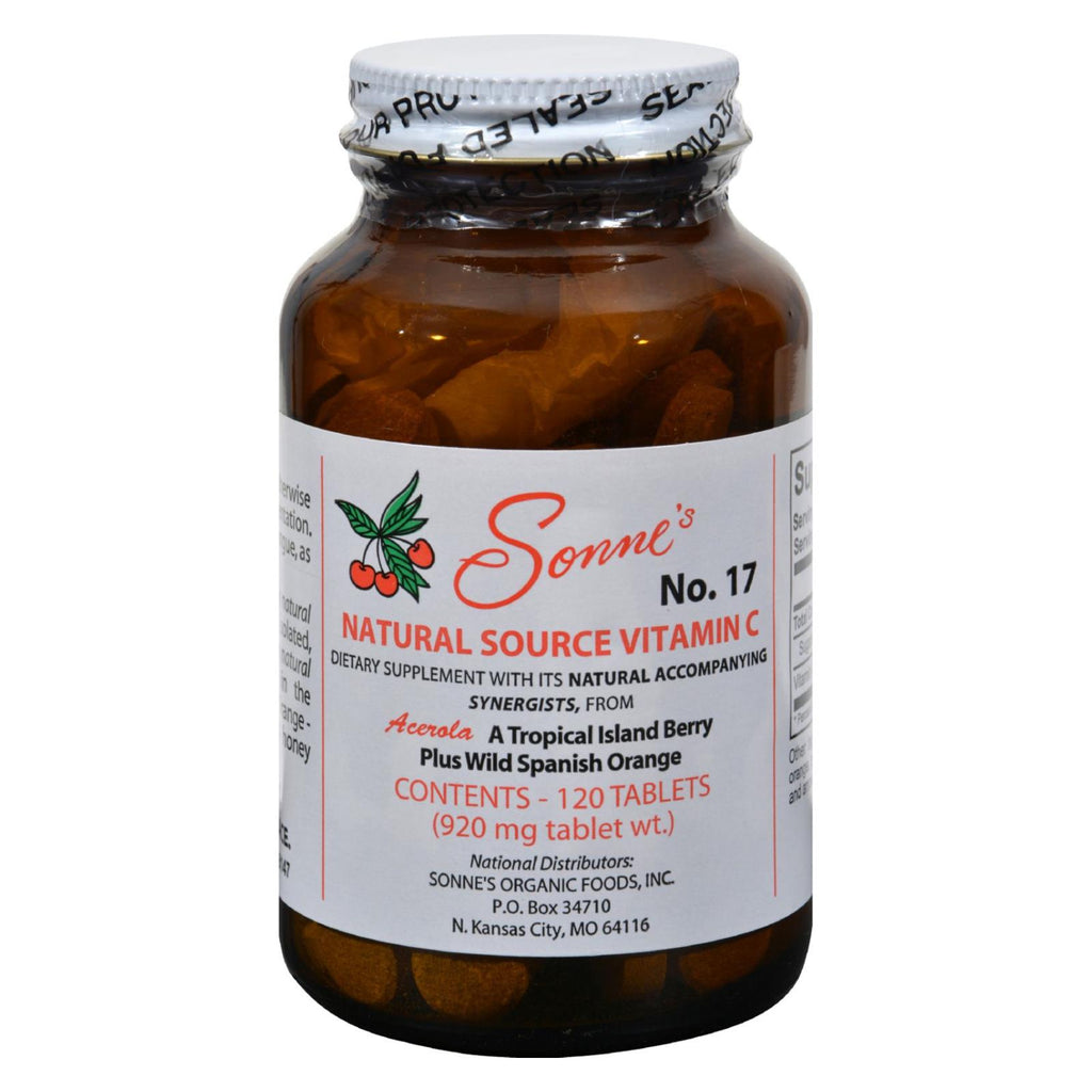 Sonne's Natural Source Vitamin C No 17 - 120 Tablets