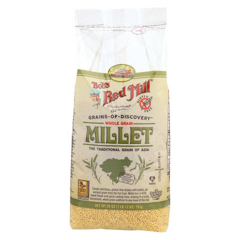 Bob's Red Mill - Whole Grain Millet - 28 Oz - Case Of 4