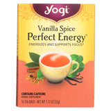 Yogi Perfect Energy Herbal Tea Vanilla Spice - 16 Tea Bags - Case Of 6