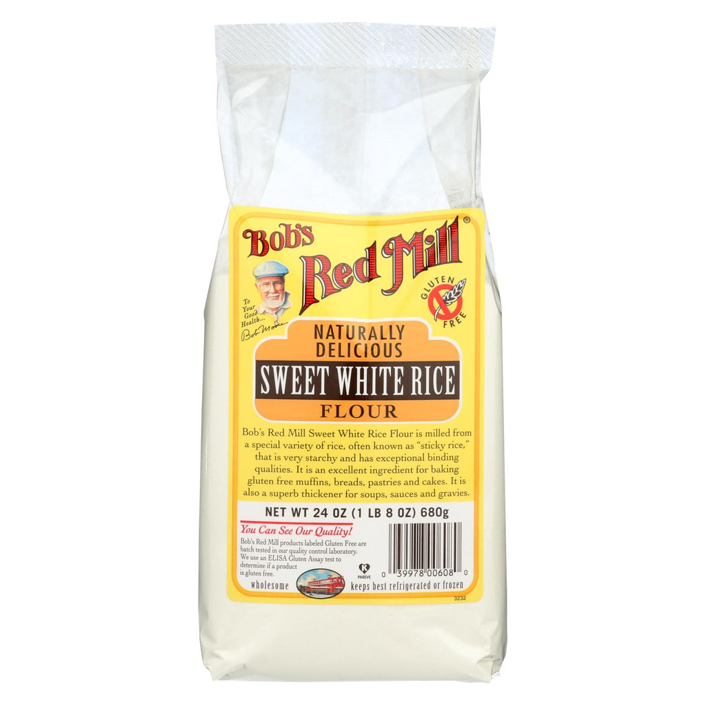 Bob's Red Mill - Sweet White Rice Flour - 24 Oz - Case Of 4