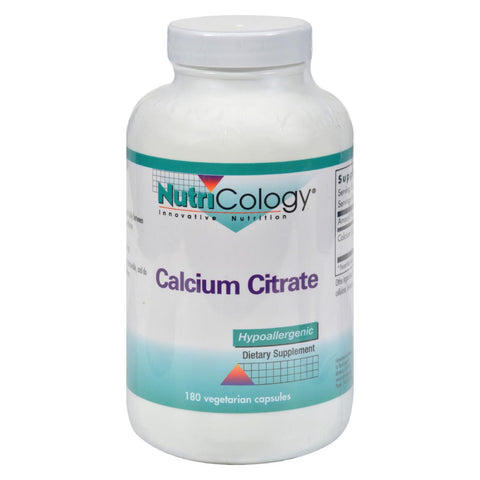 Nutricology Calcium Citrate - 150 Mg - 180 Capsules