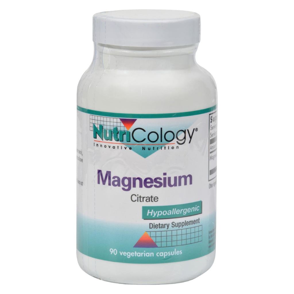 Nutricology Magnesium Citrate - 170 Mg - 90 Capsules