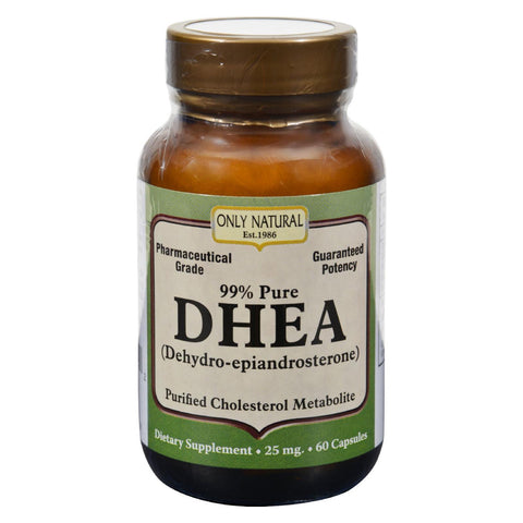 Only Natural Dhea - 25 Mg - 60 Capsules