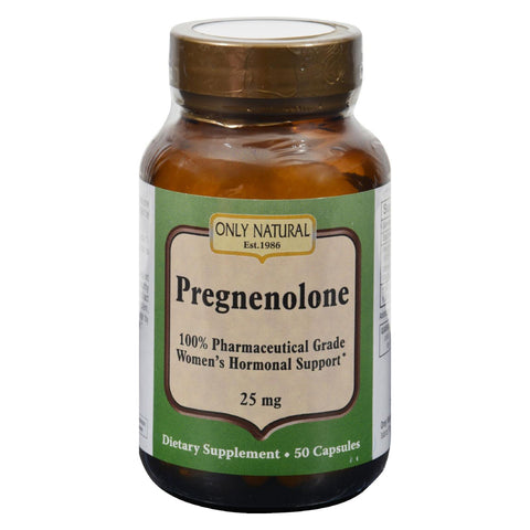 Only Natural Pregnenolone - 25 Mg - 50 Capsules