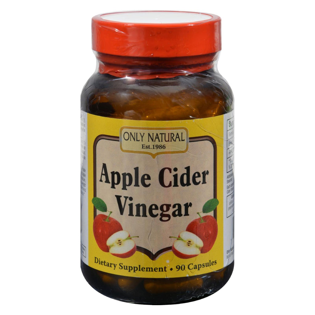 Only Natural Apple Cider Vinegar - 500 Mg - 90 Capsules