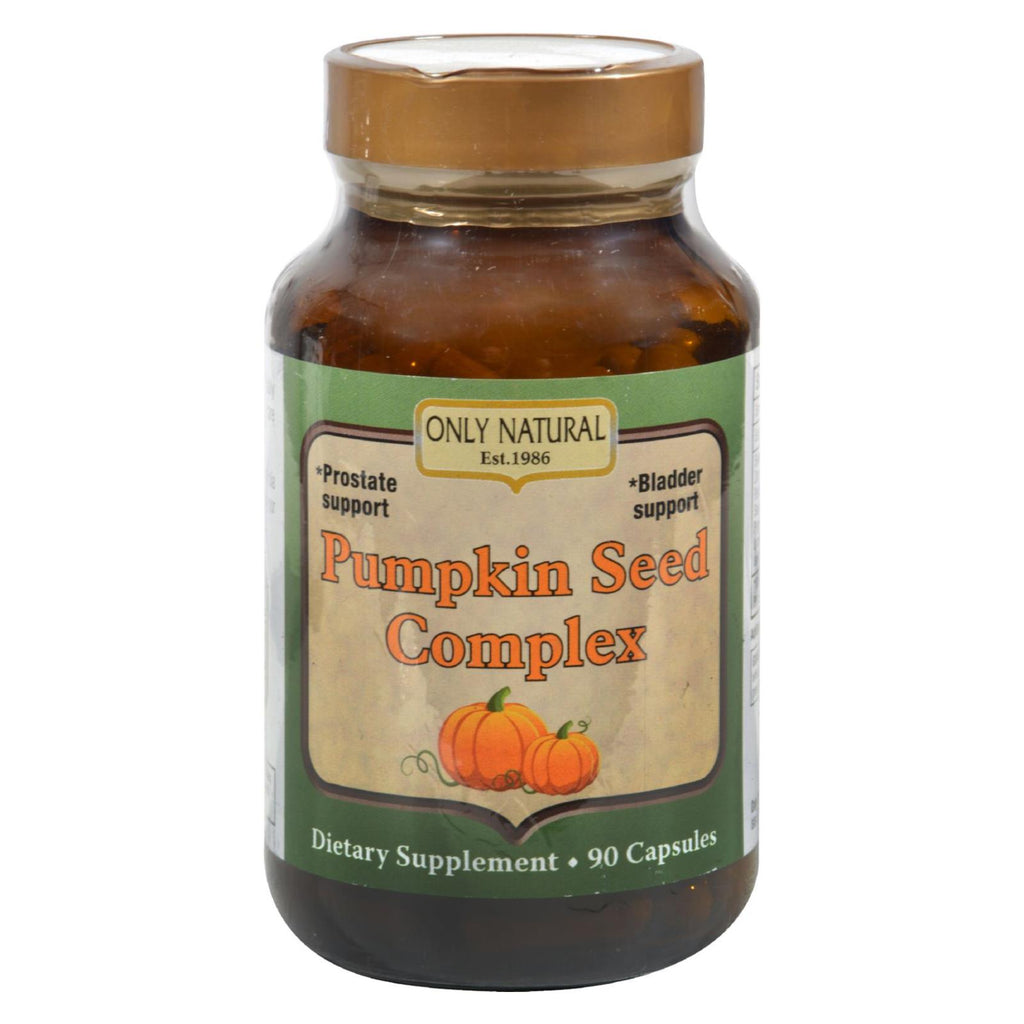 Only Natural Pumpkin Seed Complex - 700 Mg - 90 Capsules