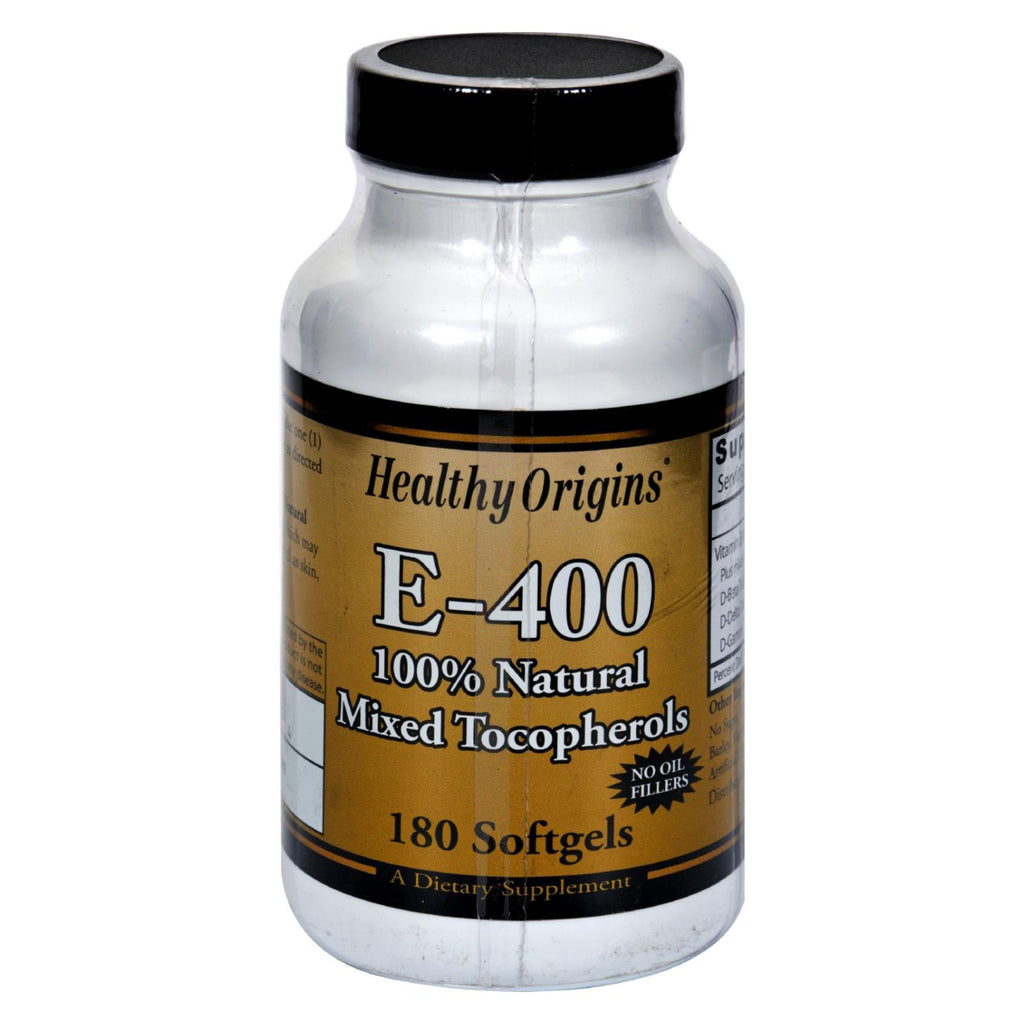 Healthy Origins E-400 - 400 Iu - 180 Softgels