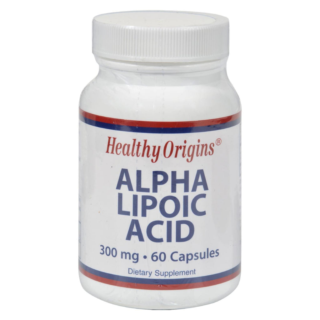 Healthy Origins Alpha Lipoic Acid - 300 Mg - 60 Capsules