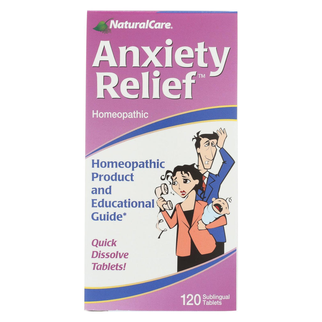 Natural Care Anxiety Relief - 120 Sublingual Tablets