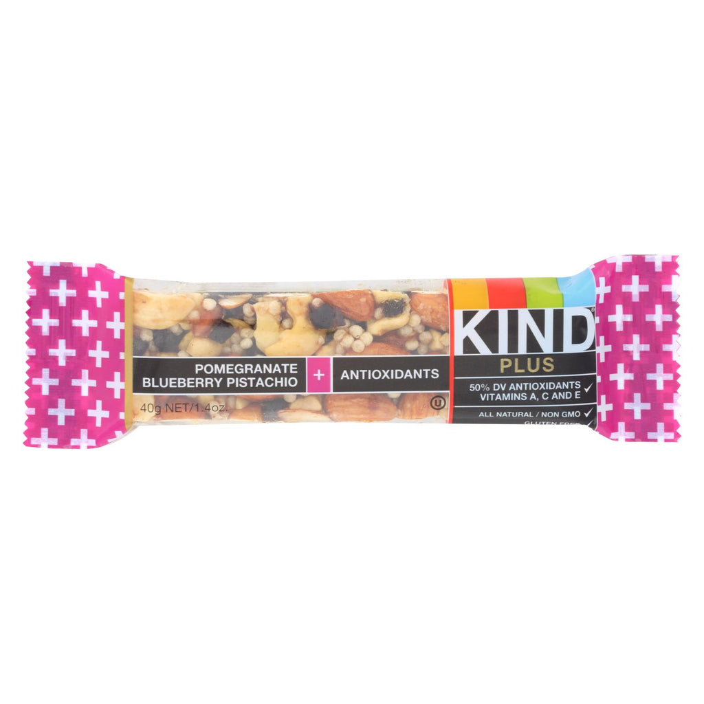 Kind Bar - Pomegranate Blueberry Pistachio Plus Anti-oxidants - Case Of 12 - 1.4 Oz