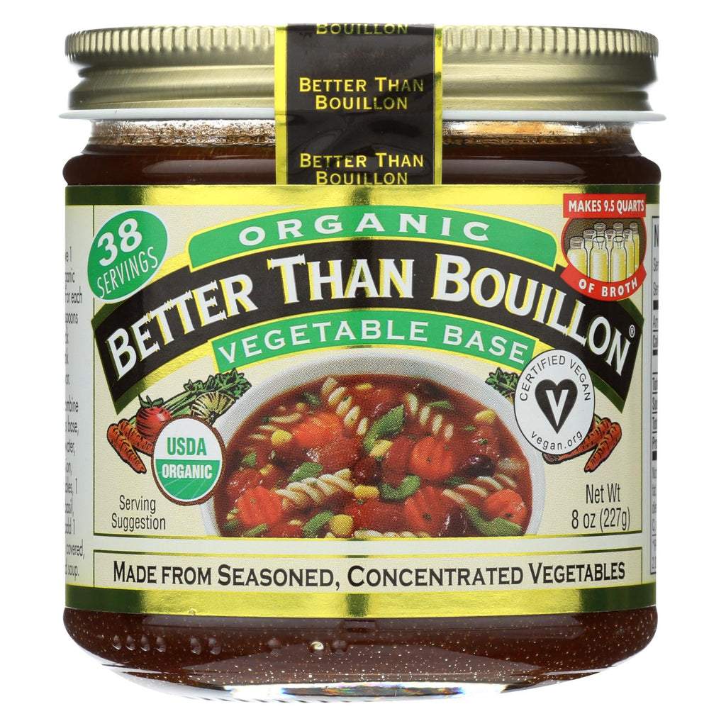 Better Than Bouillon Organic Seasoned - Vegetable Base - Case Of 6 - 8 Oz.