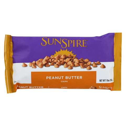 Sunspire Foods Peanut Butter Baking Chips - Case Of 12 - 10 Oz.