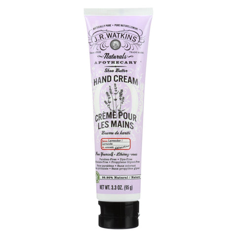 J.r. Watkins Body Cream Lavender - 3.3 Oz