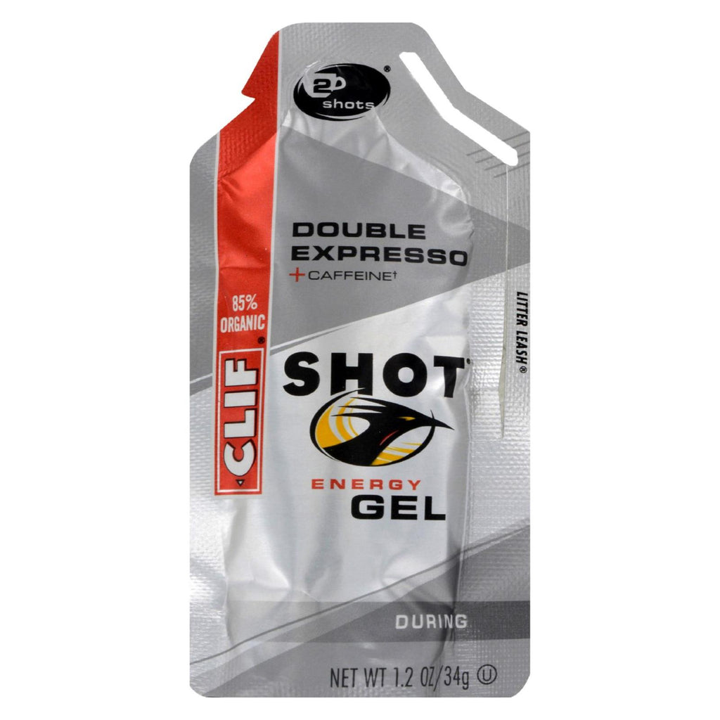 Clif Bar Clif Shot - Organic Double Expresso - Case Of 24 - 1.2 Oz