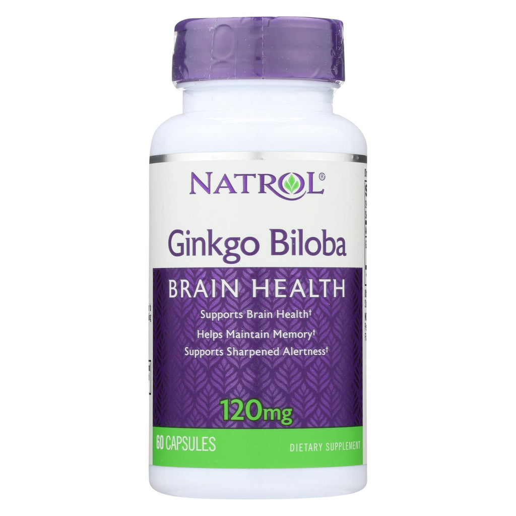 Natrol Ginkgo Biloba - 120 Mg - 60 Capsules