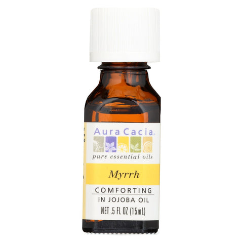 Aura Cacia - Myrrh In Jojoba Oil - 0.5 Fl Oz