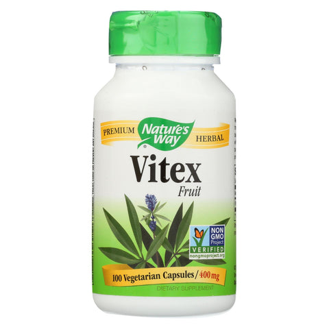 Nature's Way - Vitex Fruit - 400 Mg - 100 Capsules