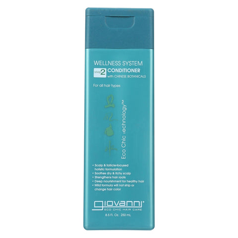 Giovanni Wellness System Step 2 Conditioner With Chinese Botanicals - 8.5 Fl Oz