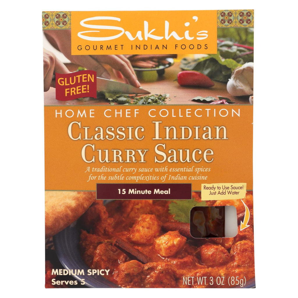 Sukhi's Gourmet Indian Food Classic Curry Sauce - 3 Oz - Case Of 6