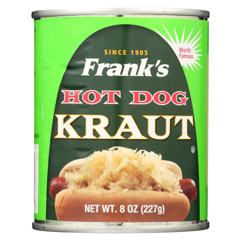 Frank's Kraut - Hot Dog - Case Of 12 - 8 Oz