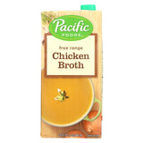 Pacific Natural Foods Chicken Broth - Free Range - Case Of 12 - 32 Fl Oz.