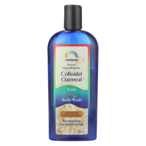 Rainbow Research Colloidal Oatmeal Bath And Body Wash - Fragrance Free - 12 Oz