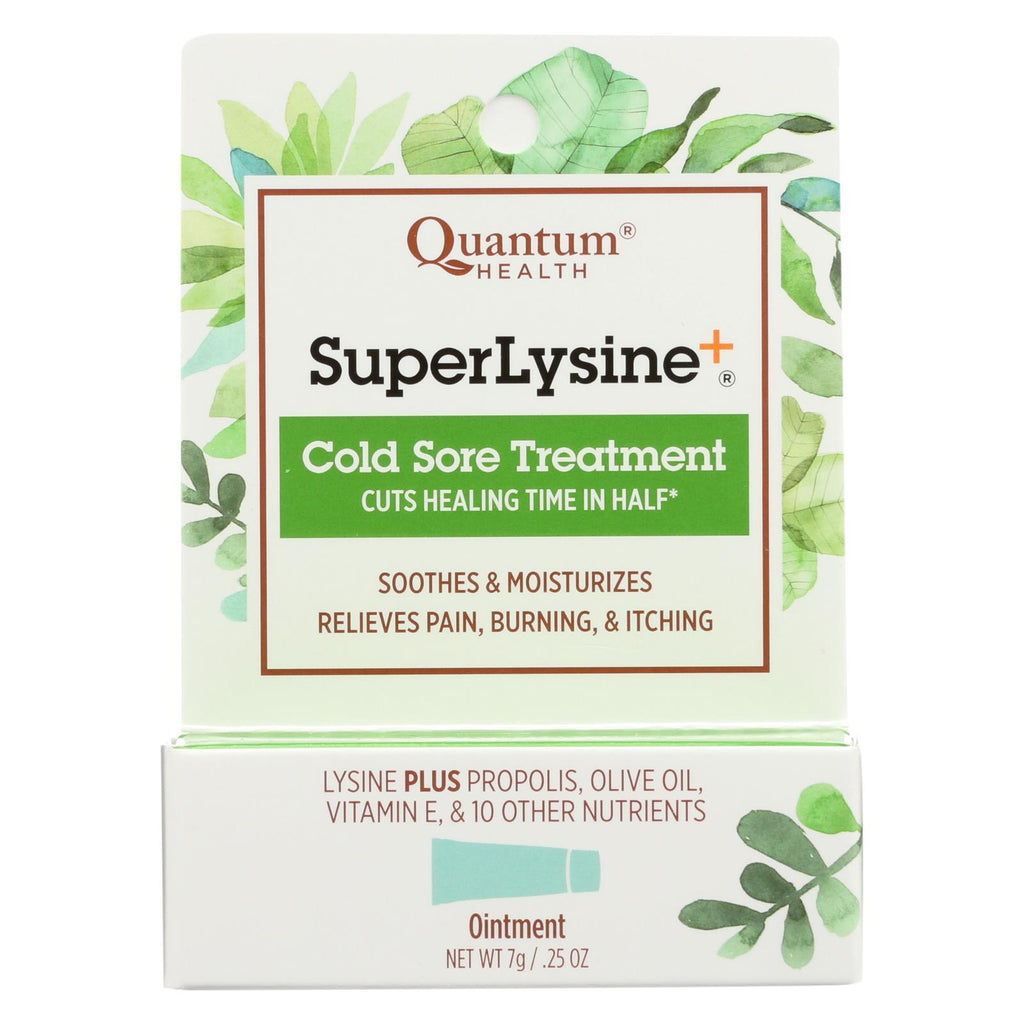 Quantum Super Lysine Plus Cold Sore Treatment - 0.25 Oz