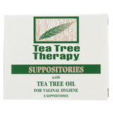 Tea Tree Therapy Vaginal Suppositories With Tea Tree Oil - 6 Suppositories