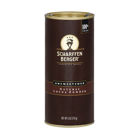 Scharffen Berger Unsweetened Natural Cocoa Powder - Case Of 6 - 6 Oz.