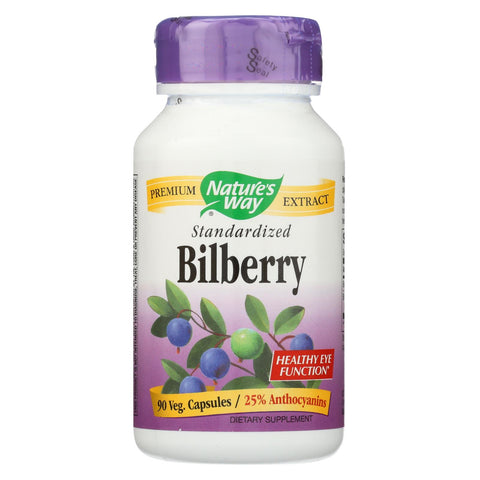 Nature's Way - Standardized Bilberry - 80 Mg - 90 Capsules