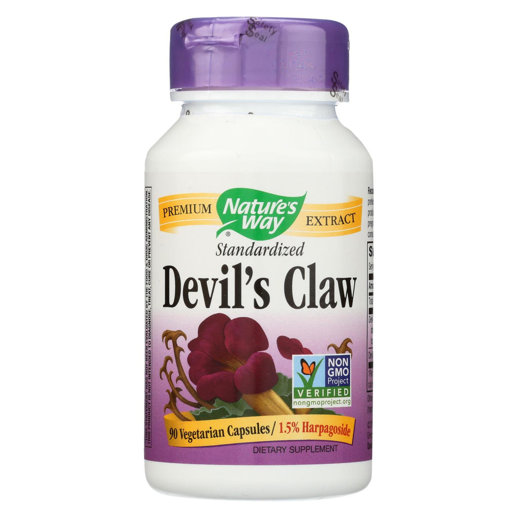 Nature's Way - Devil's Claw Standardized - 90 Capsules