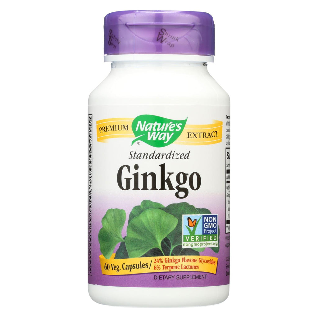 Nature's Way - Standardized Ginkgo - 60 Capsules