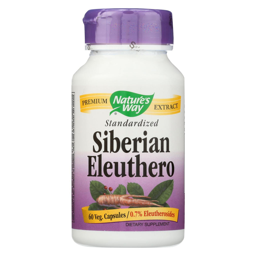 Nature's Way - Siberian Eleuthero Standardized - 60 Capsules