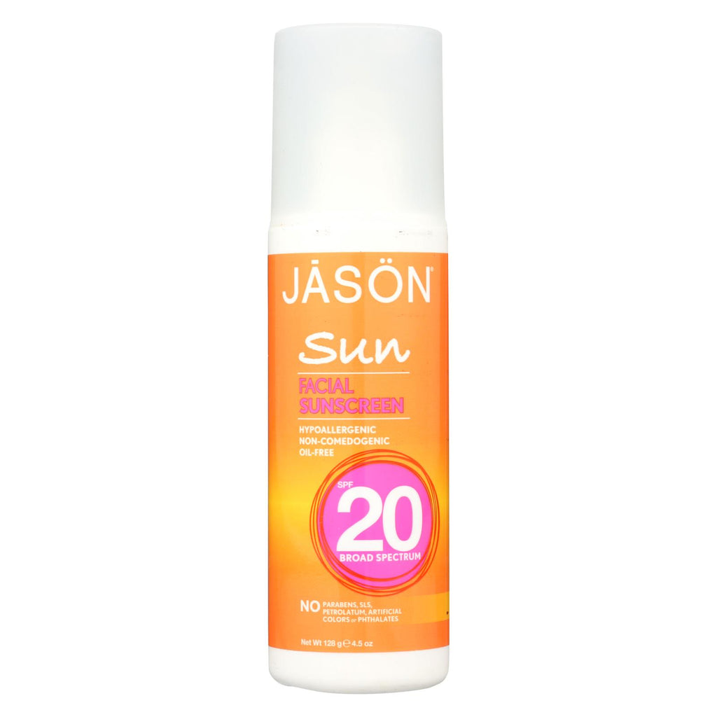 Jason Sunbrellas Natural Facial Sunblock Spf 20 - 4.5 Fl Oz