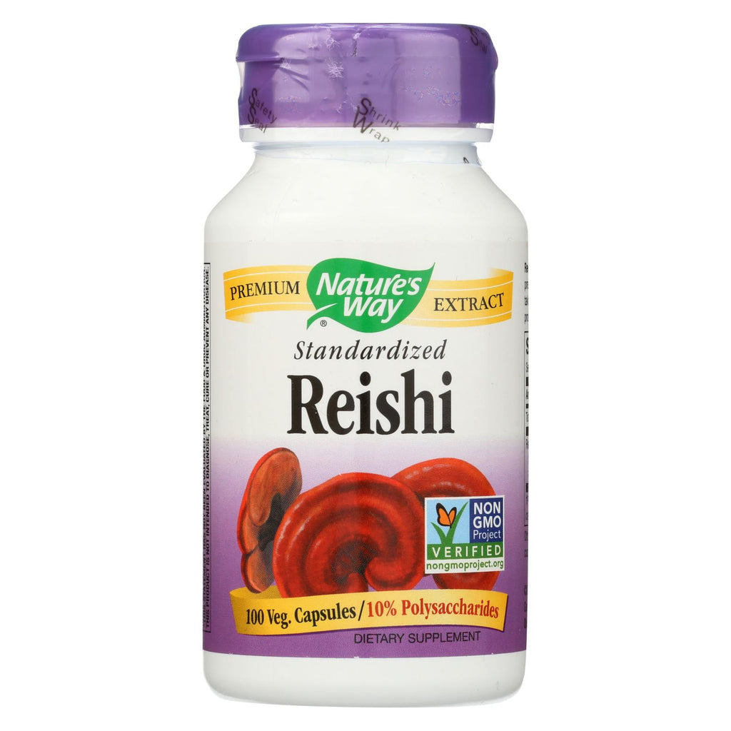 Nature's Way - Reishi Standardized - 100 Capsules