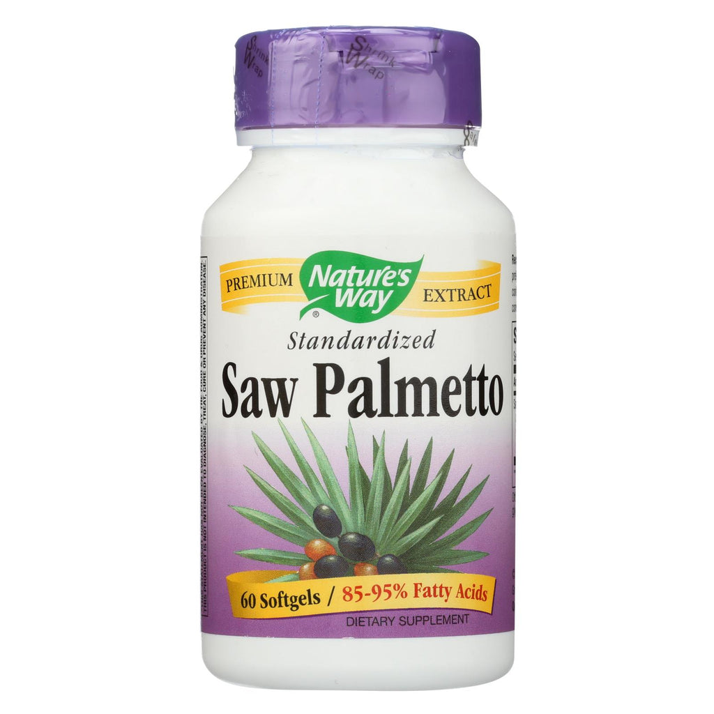 Nature's Way - Saw Palmetto Standardized - 60 Softgels