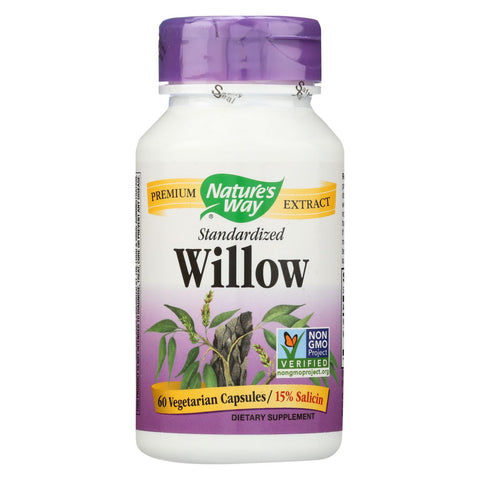 Nature's Way - White Willow Bark - 300 Mg - 60 Capsules