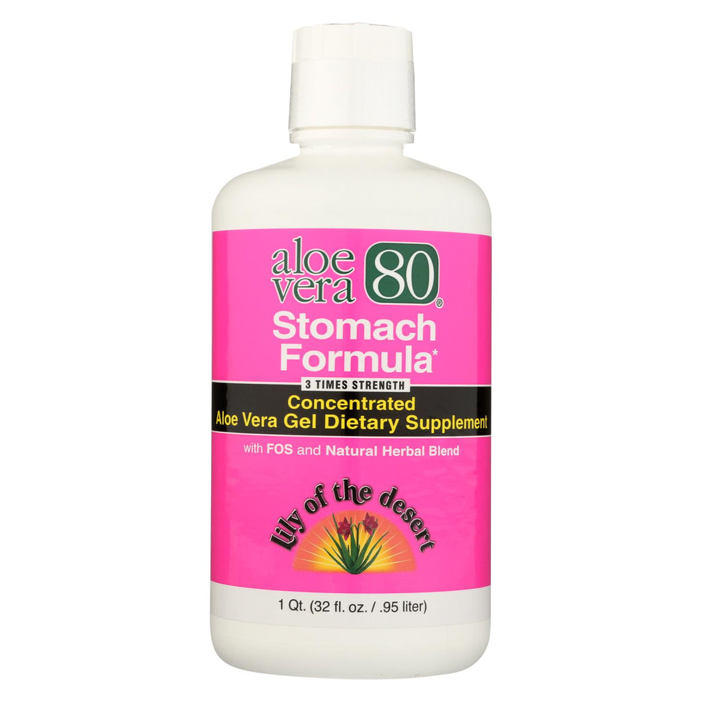 Lily Of The Desert - Aloe Vera 80 Stomach Formula - 32 Fl Oz