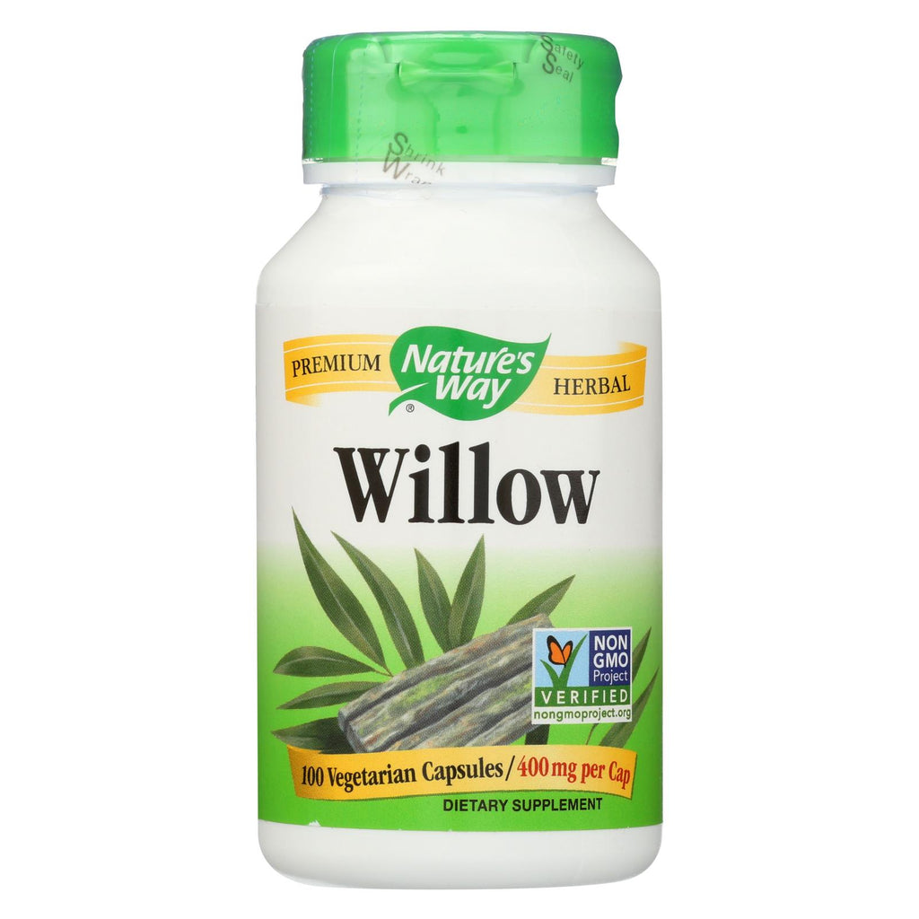 Nature's Way - White Willow Bark - 400 Mg - 100 Capsules