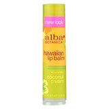 Alba Botanica - Lip Balm - Coconut Cream - Case Of 24 - .15 Oz