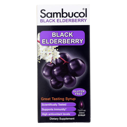 Sambucol - Black Elderberry Syrup Immune System Support Original - 7.8 Fl Oz