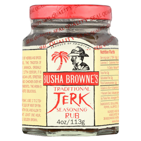 Busha Browne - Traditional Jerk Seasoning - Case Of 12 - 4 Oz