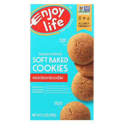 Enjoy Life - Cookie - Soft Baked - Snickerdoodle - Gluten Free - 6 Oz - Case Of 6