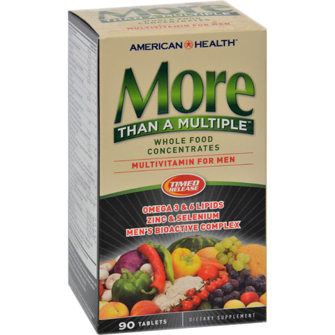 American Health - More Than A Multiple Whole Food Concentrates For Men - 90 Tablets